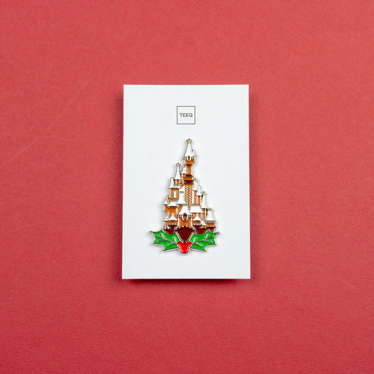 DLP Gingerbread Castle Enamel Pin