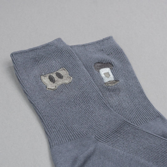 Steamboat Mouse Embroidered Socks
