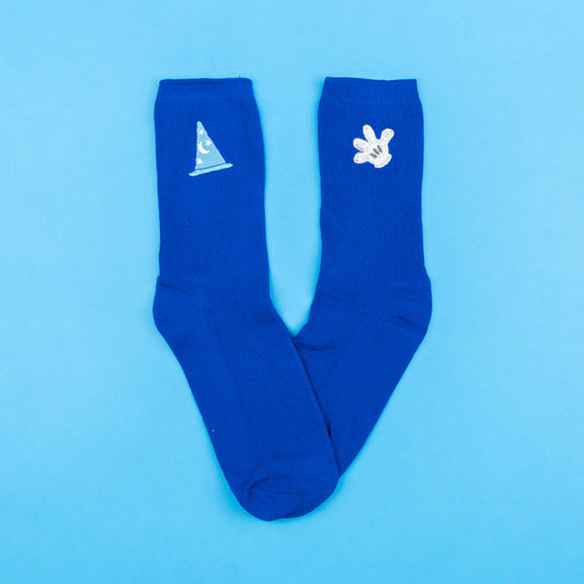 Sorcerer Mouse Embroidered Socks
