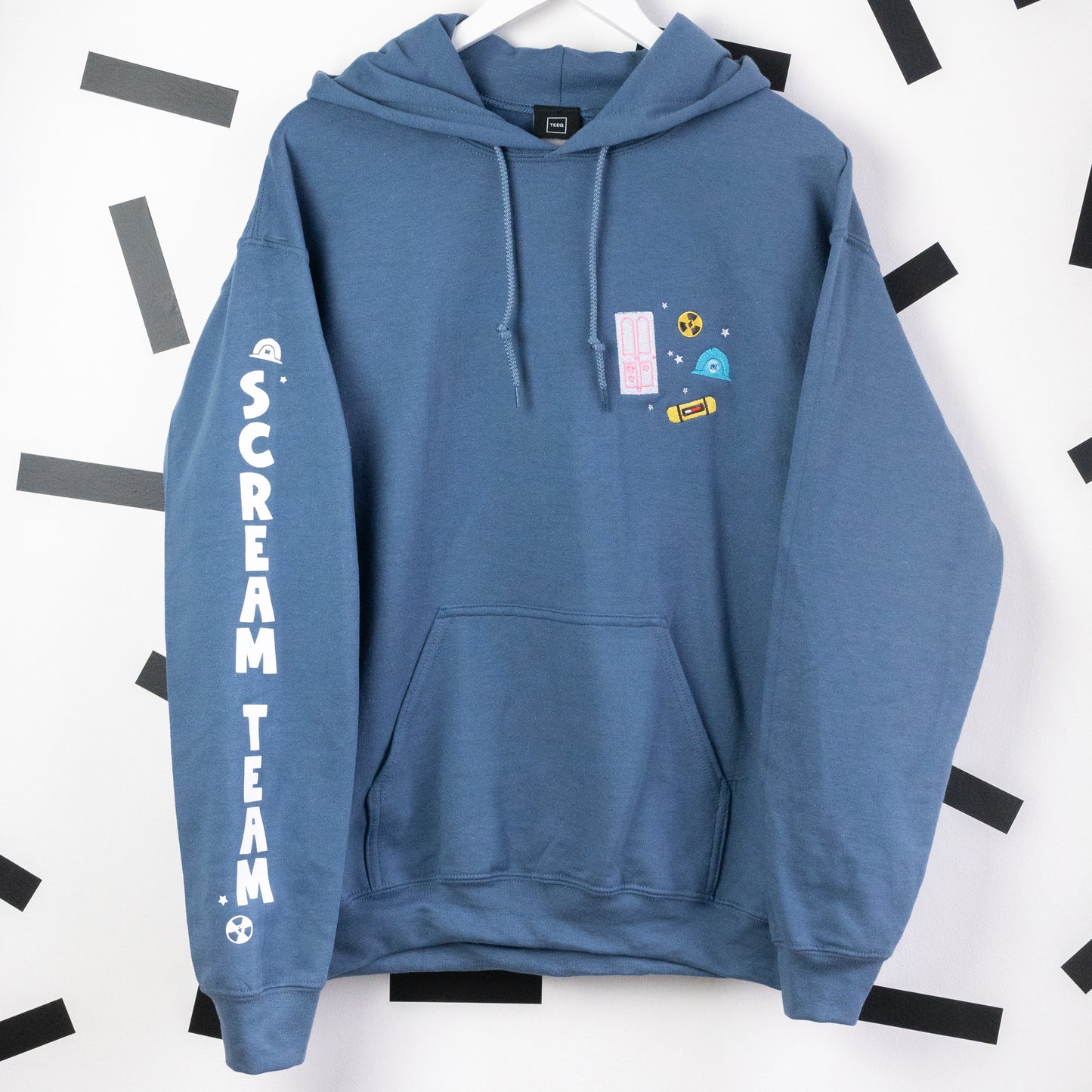 Monsters Embroidered Hoodie