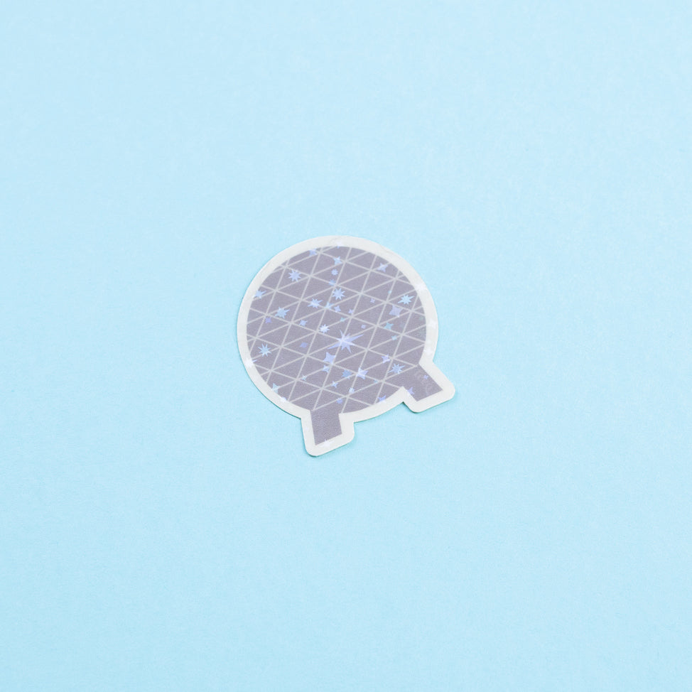 Walt Disney World Park Sparkly Vinyl Stickers