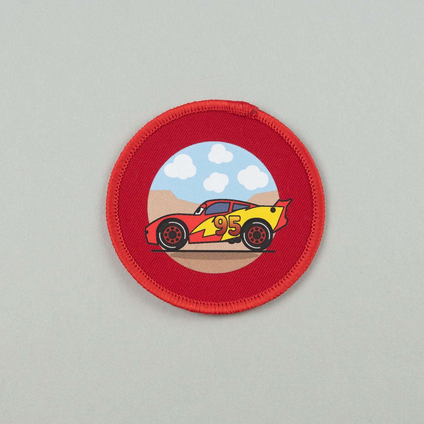Cars McQueen Printed Patches