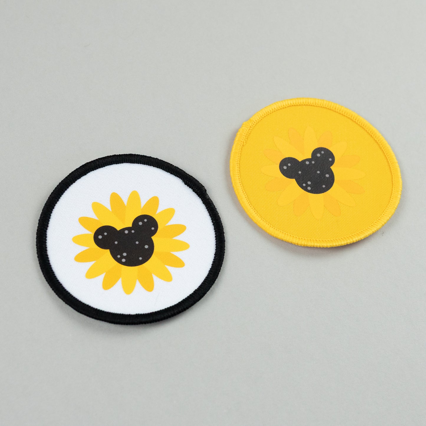 Mickey Sunflower Printed Patches