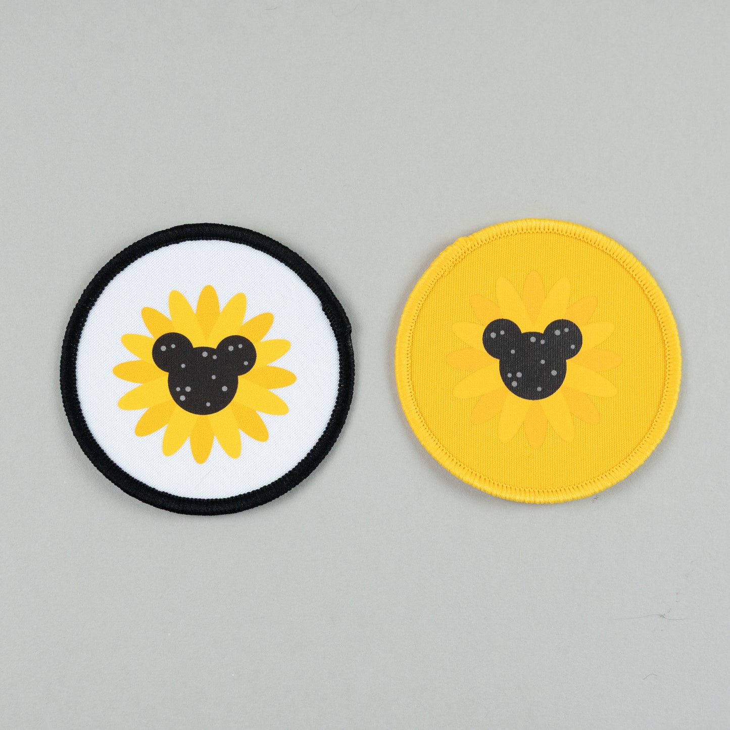 Mickey Sunflower Printed Patches
