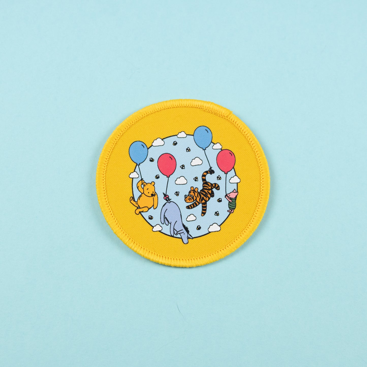 Winnie and Pals Balloons Printed Patches