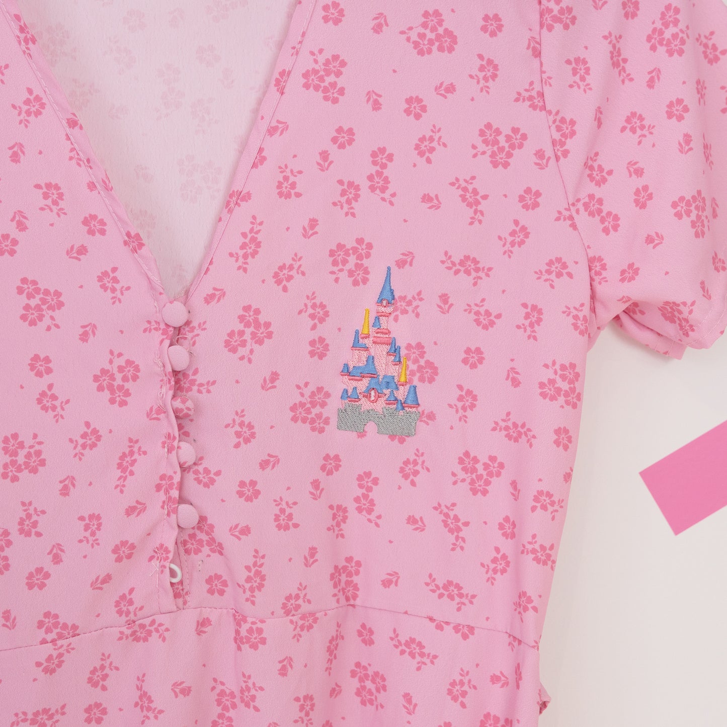 Sample - DLP Castle Pattern Tea Dress - 10UK