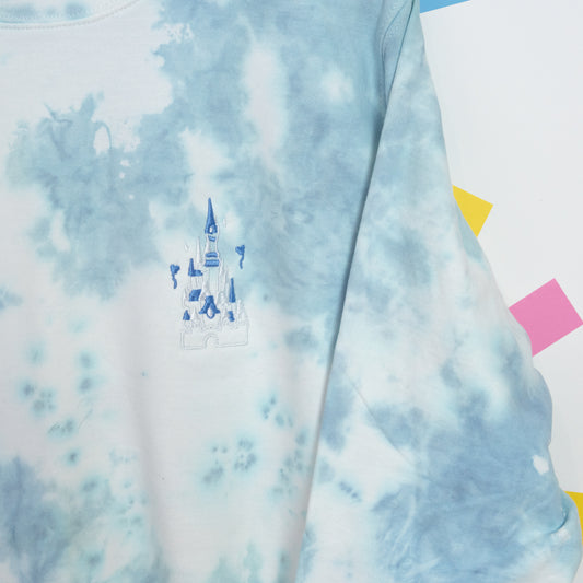 Sample - DLP Castle Blue/White Tie Dye Jumper