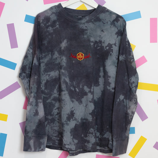 Sample - Tower Of Terror Embroidered Tie Dye Jersey
