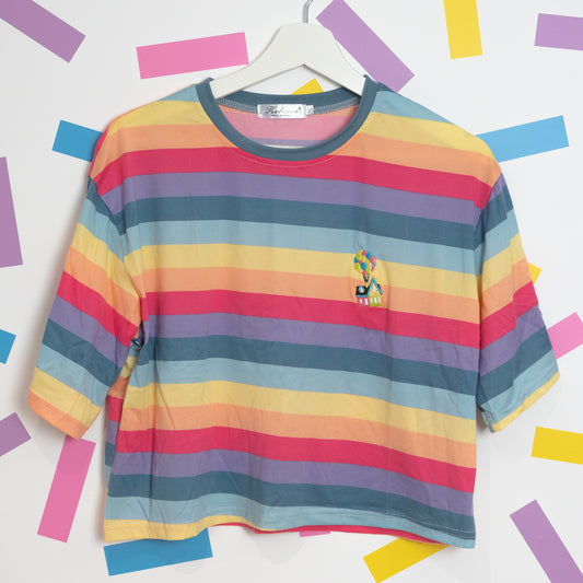Sample - Up Stripe Crop Tee - 2XL