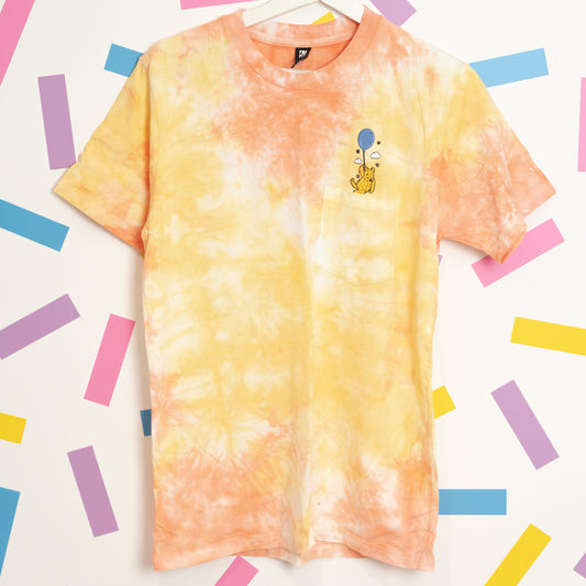 Sample - Winnie Tie Dye Pocket T-Shirt - Small