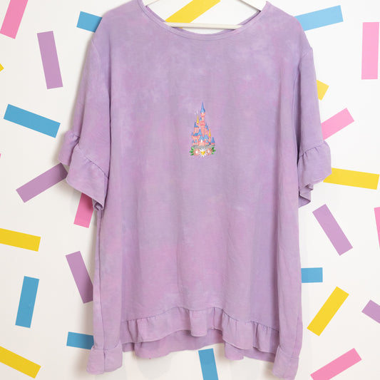 Sample - Castle Tie Dye Frill Tee/Short Set - One Size