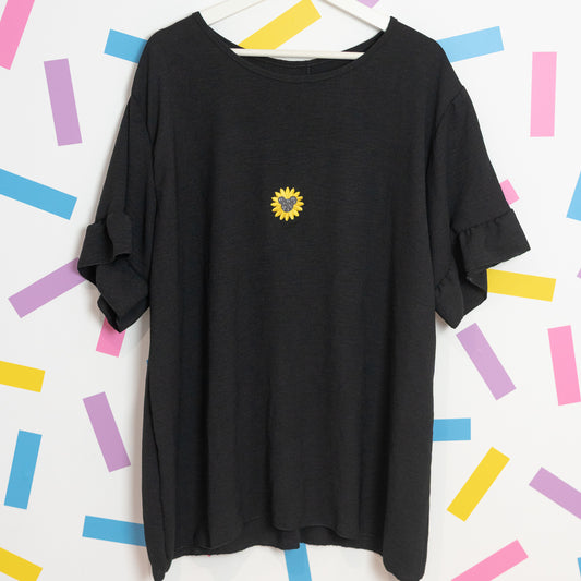 Sample - Mickey's Sunflower Frill Tee/Short Set - One Size
