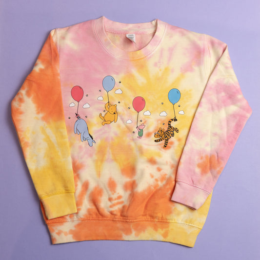 Sample - Winnie & Pals Tie Dye Jumper - Kids 7/8 Years