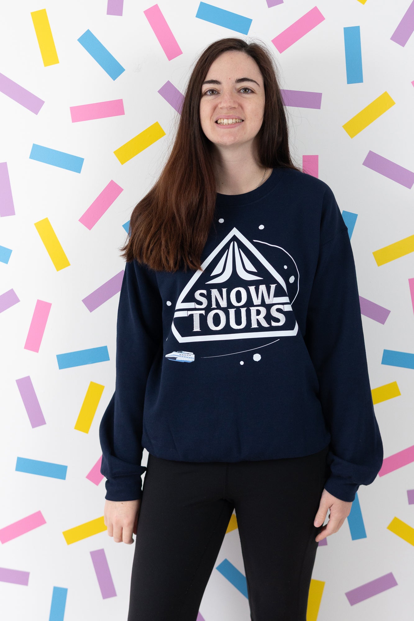 Snow Tours – Navy Christmas Jumper