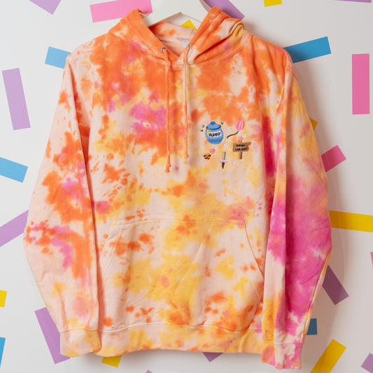 Sample - Aker Woods Tie Dye Hoodie - Small