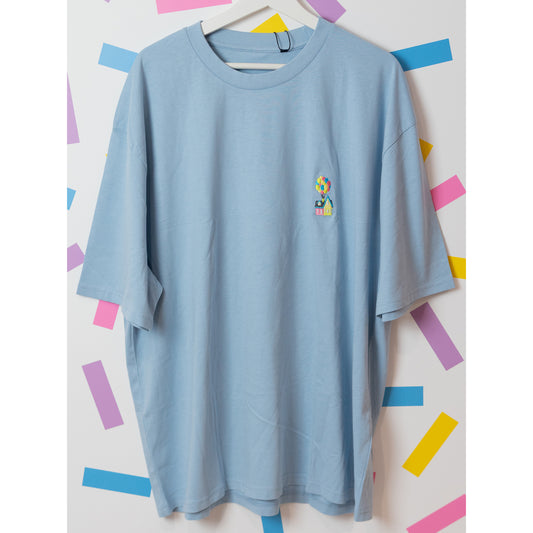 Sample - Up Oversize Tee Blue