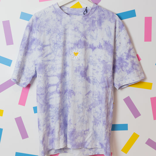 Sample - Mickey Daisy Tie Dye Purple T-Shirt - Small