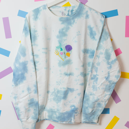 Sample - Ariel Heart Tie Dye Jumper