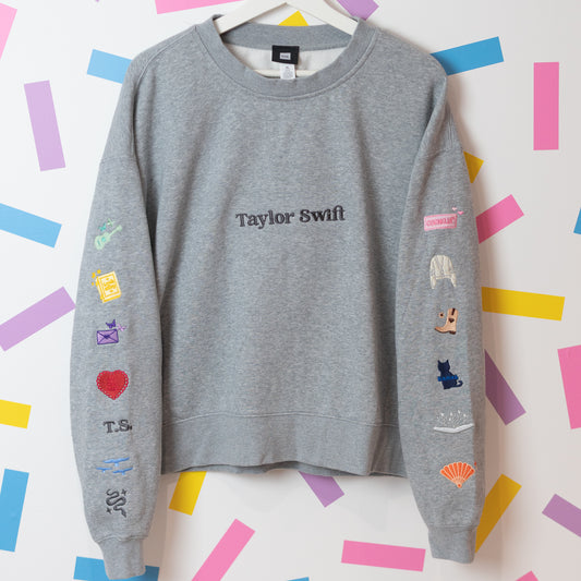Taylor Swift Grey Women's Jumper - New