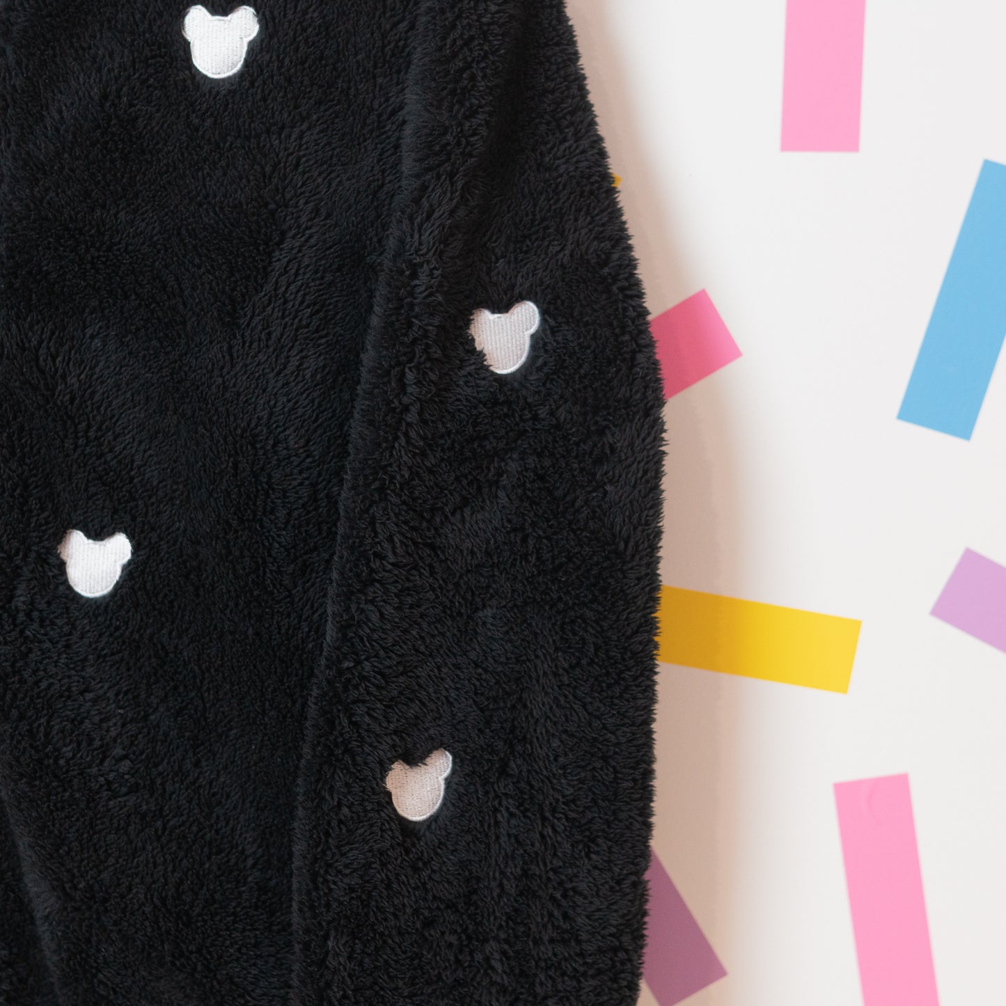 Mickey Minimal Fleece Women's Jacket - Black