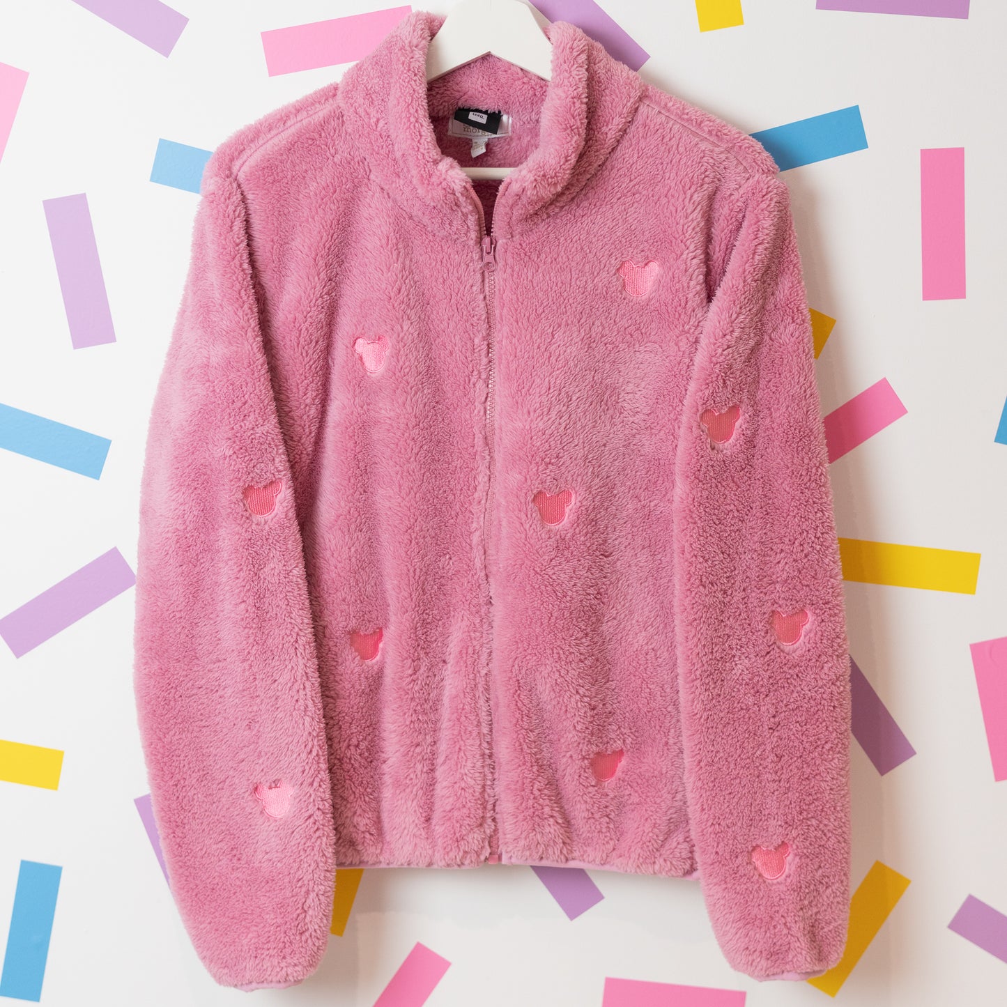 Mickey Minimal Fleece Women's Jacket - Pink