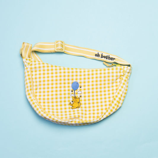 Winnie Oh Bother Gingham Sling Bag