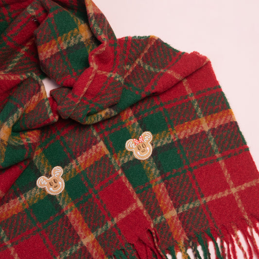 Mickey & Minnie Gingerbread Scarf