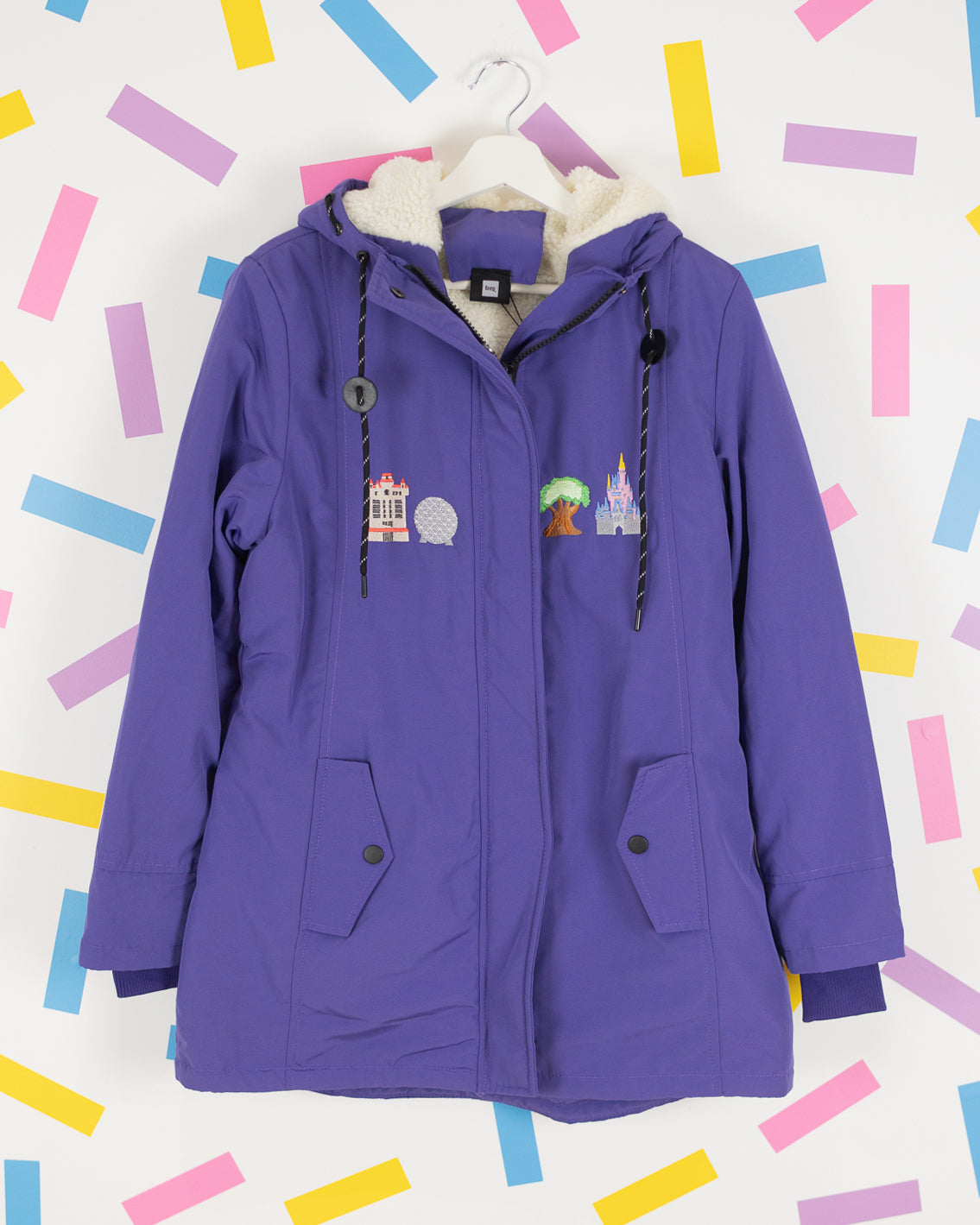 Walt Disney World Embroidered Coat - Purple