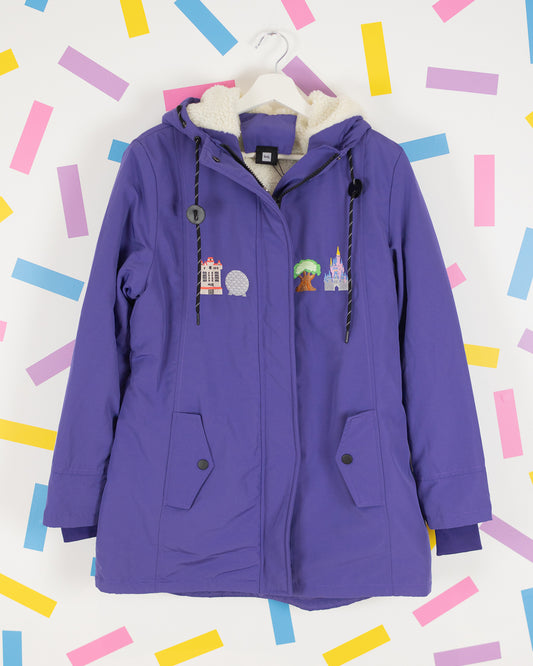 Walt Disney World Embroidered Coat - Purple