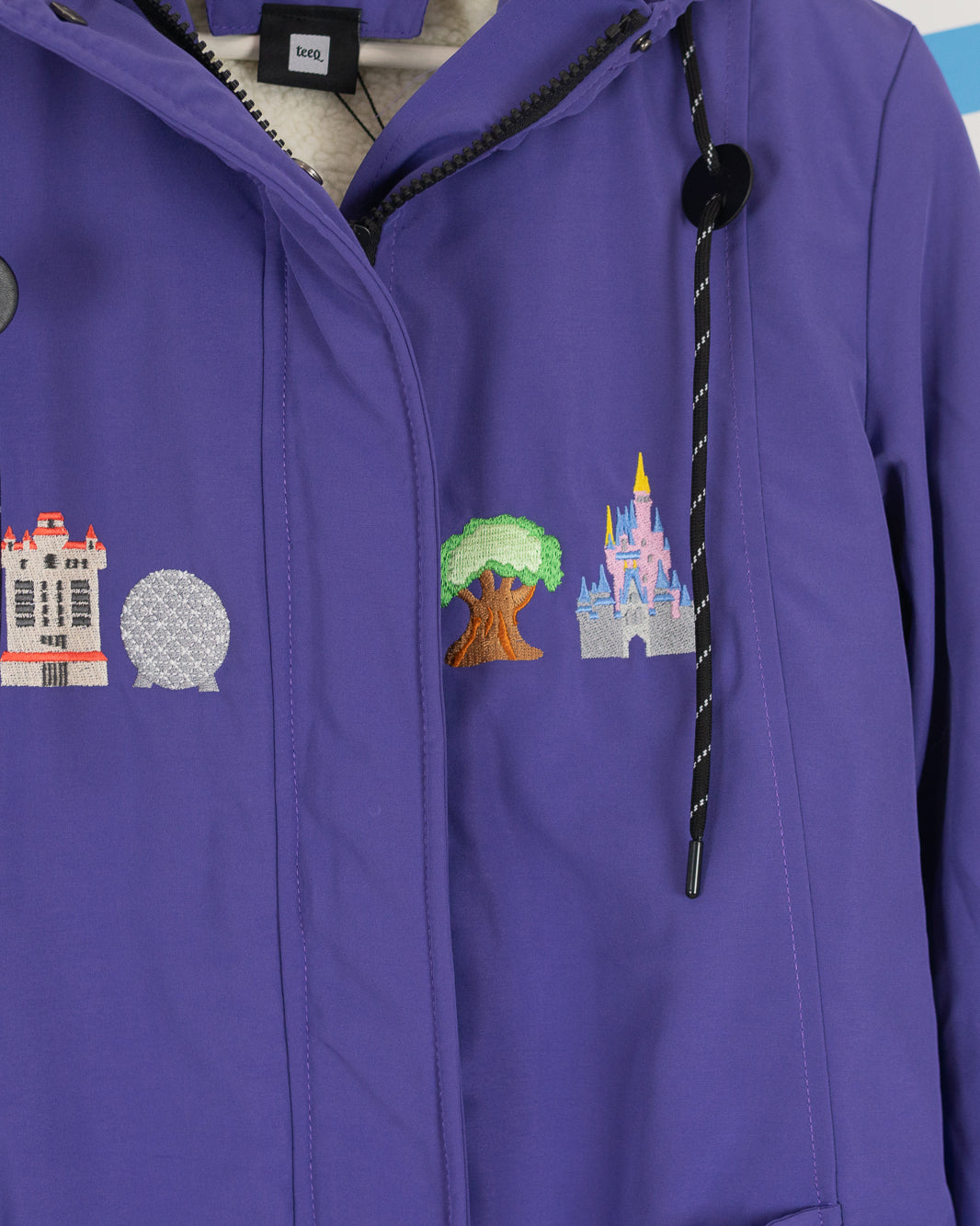 Walt Disney World Embroidered Coat - Purple