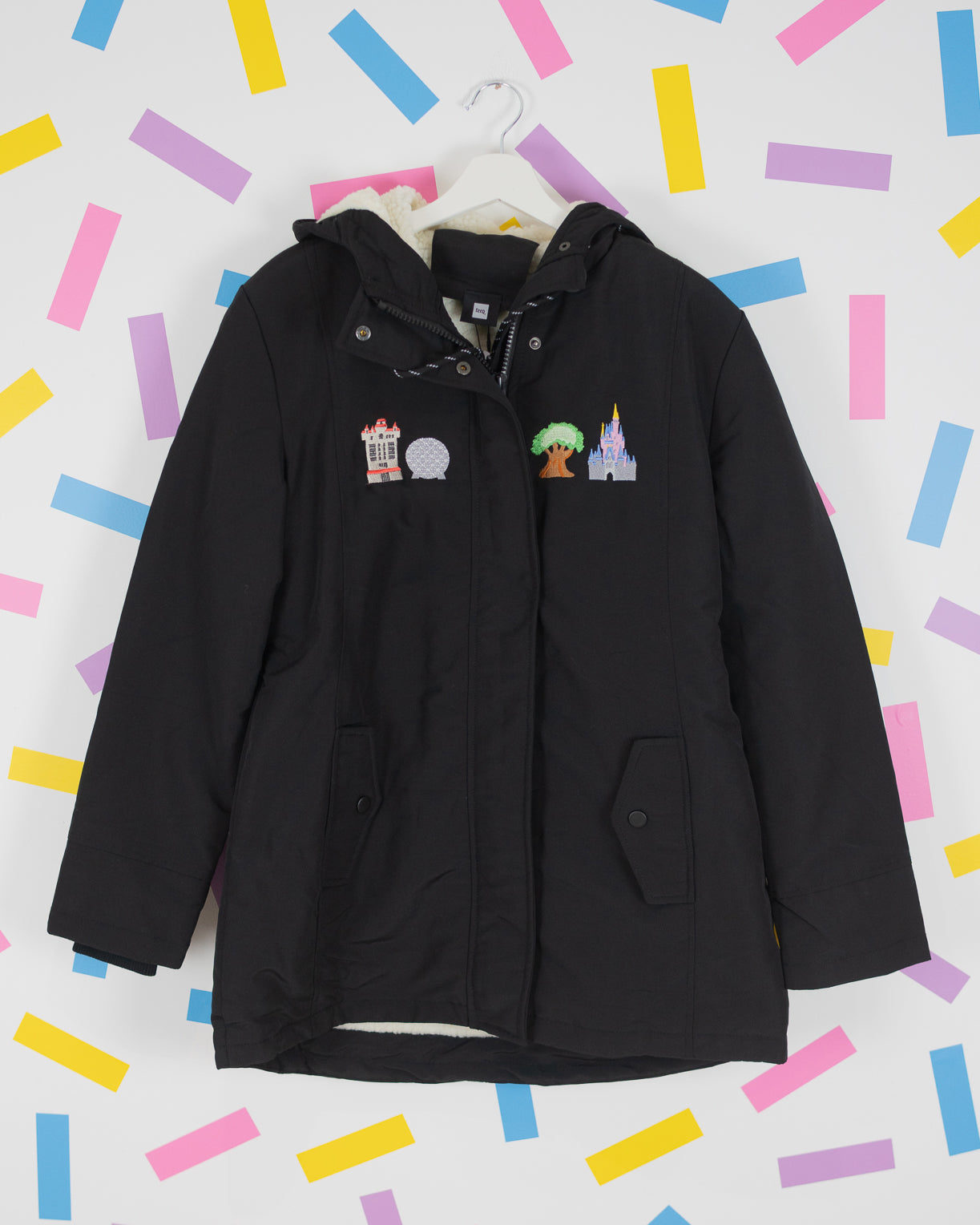 Walt Disney World Embroidered Coat - Black