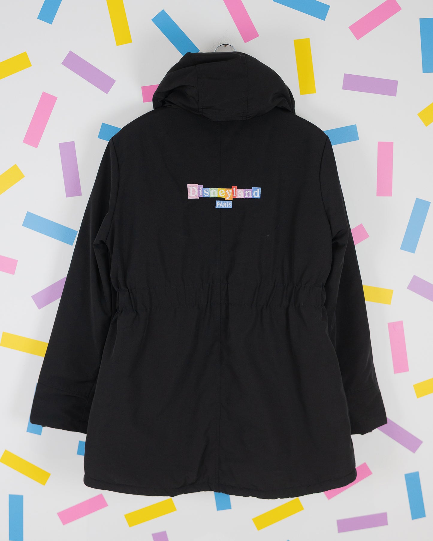 Disneyland Paris Embroidered Coat - Black
