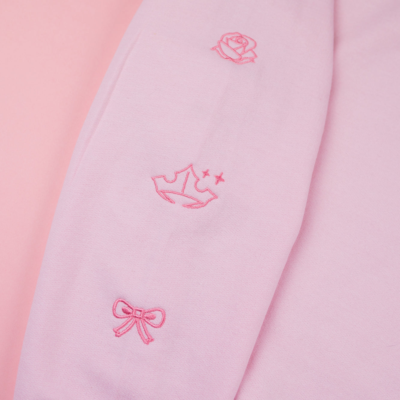 Aurora Embroidered Pink Jumper