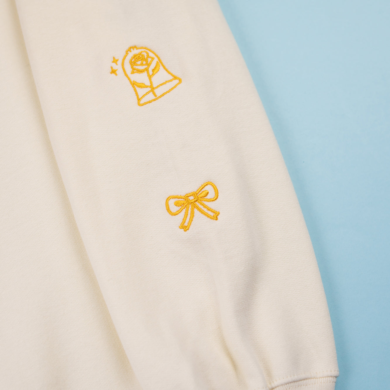 Belle Embroidered Cream Jumper