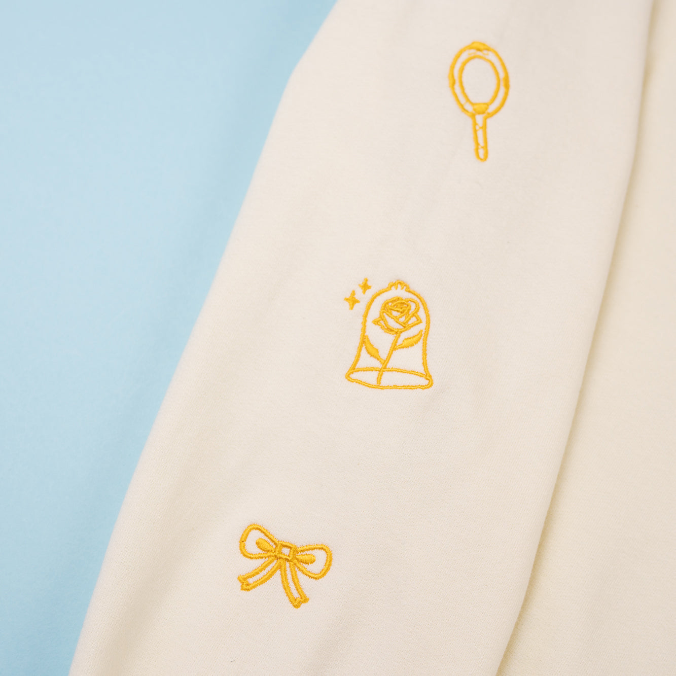 Belle Embroidered Cream Jumper