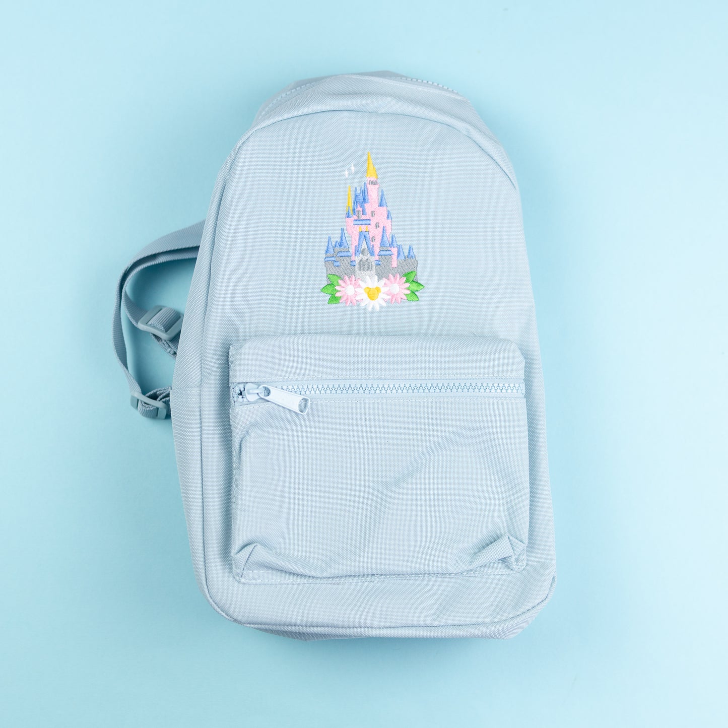 Sample - WDW Floral Blue Mini Backpack