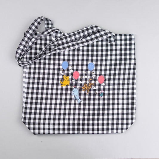 Sample - Winnie & Pals Black Gingham Tote Bag