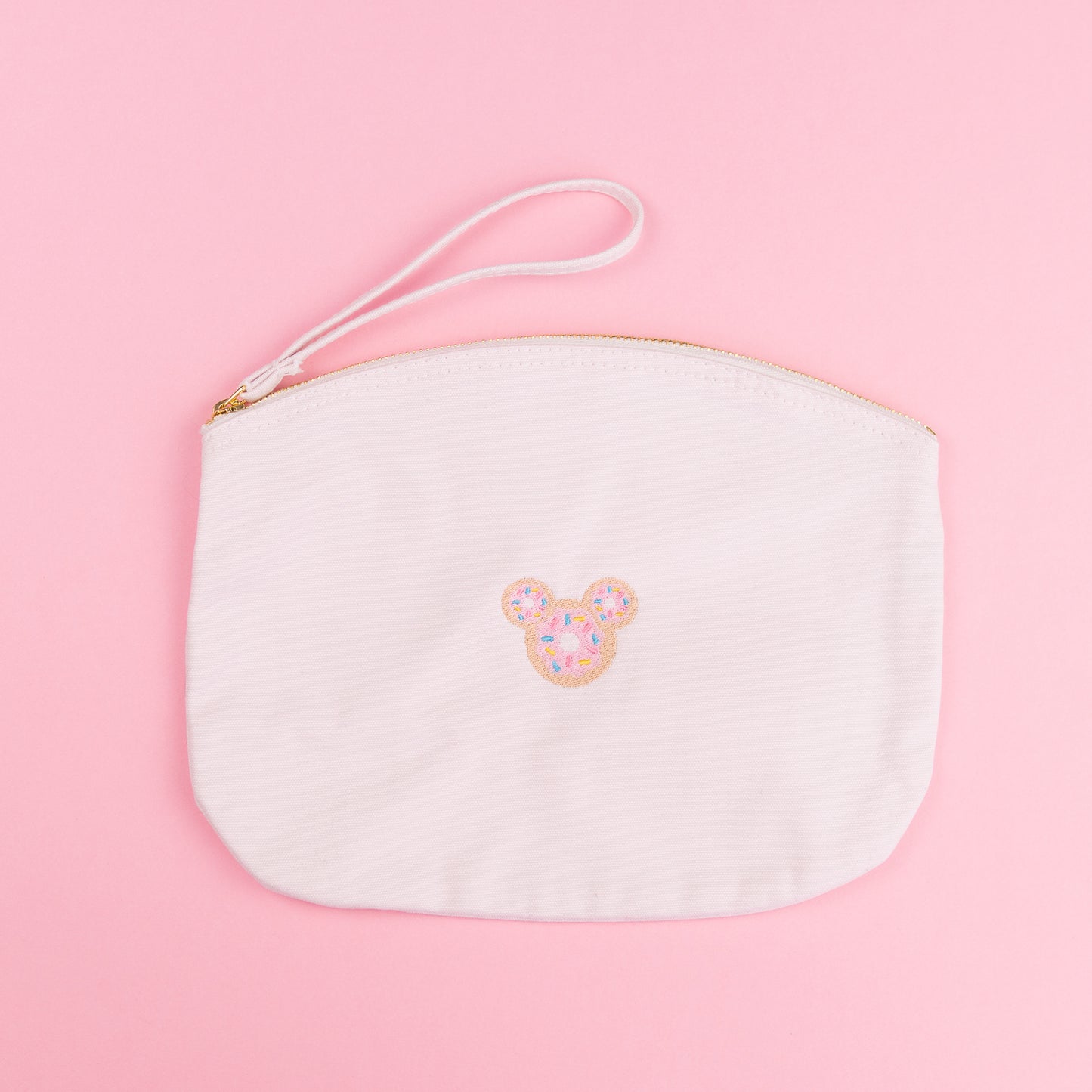 Sample - Mickey Donut Pink Large Pouch