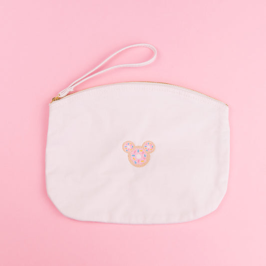 Sample - Mickey Donut Pink Large Pouch