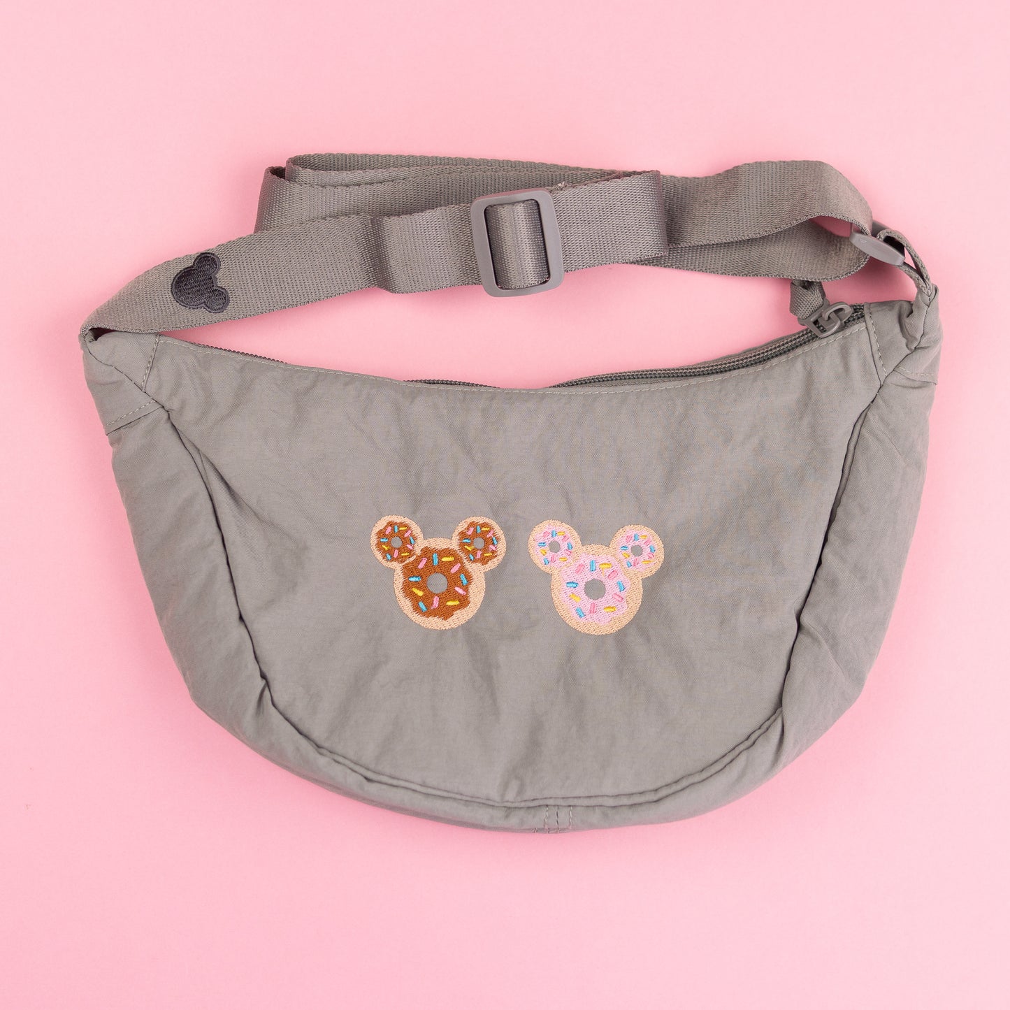Sample - Mickey Donut Sling Bag - Grey