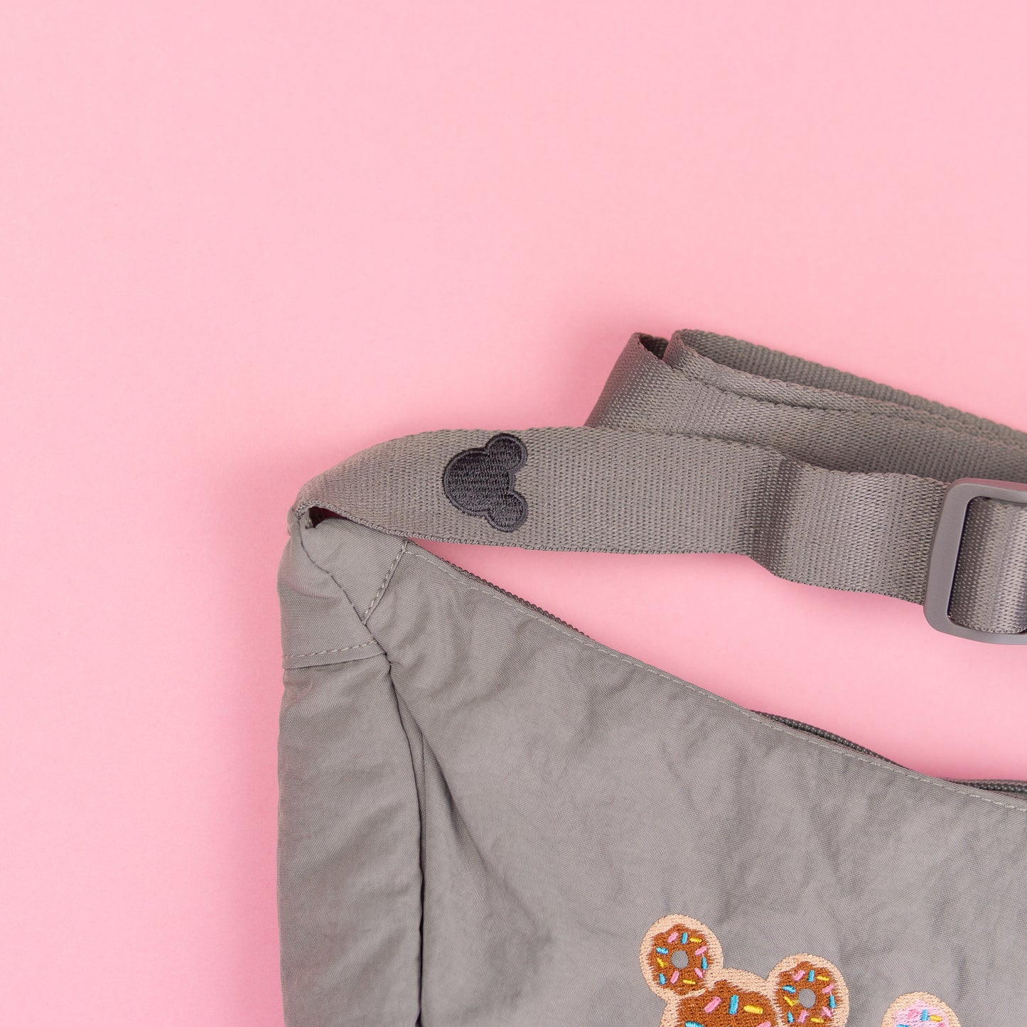 Sample - Mickey Donut Sling Bag - Grey