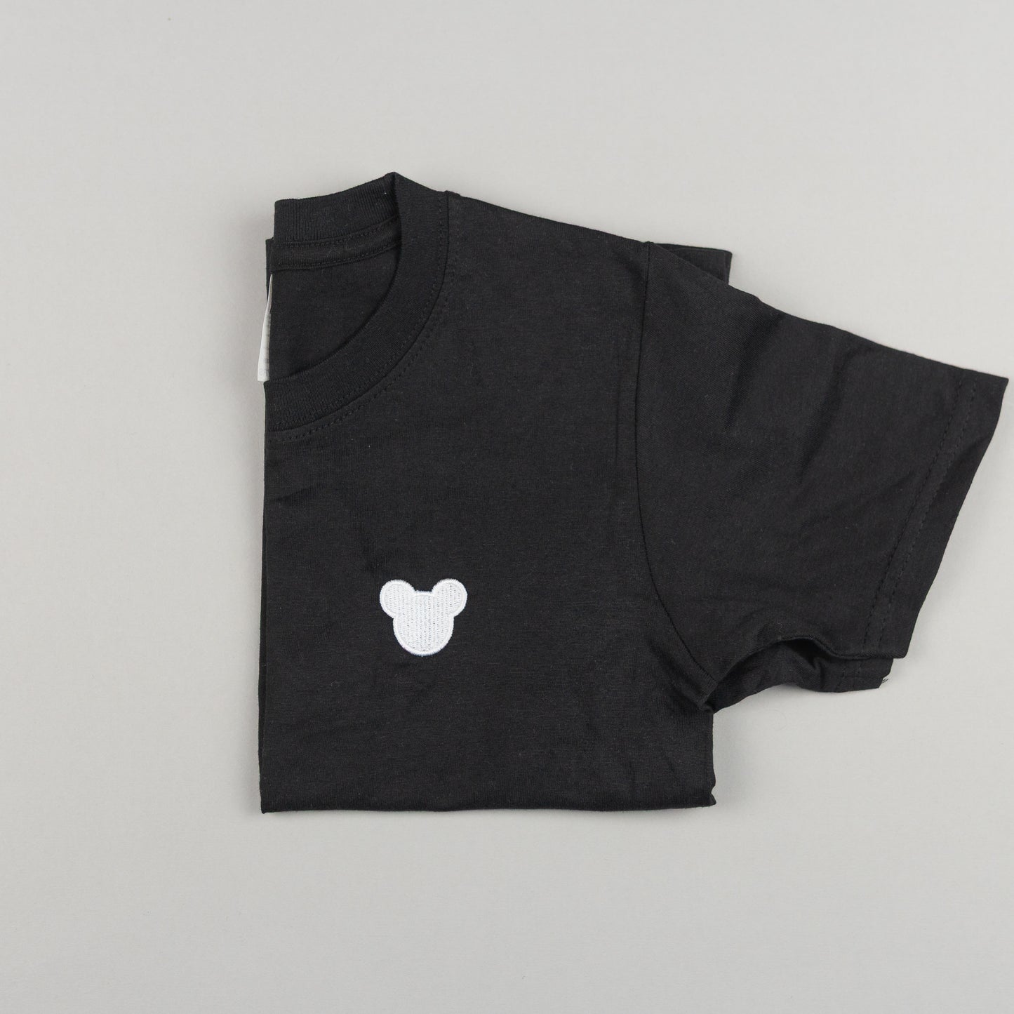 Sample - Mickey Minimal Black Kids T-Shirt