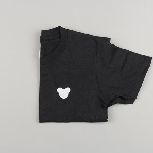 Sample - Mickey Minimal Black Kids T-Shirt