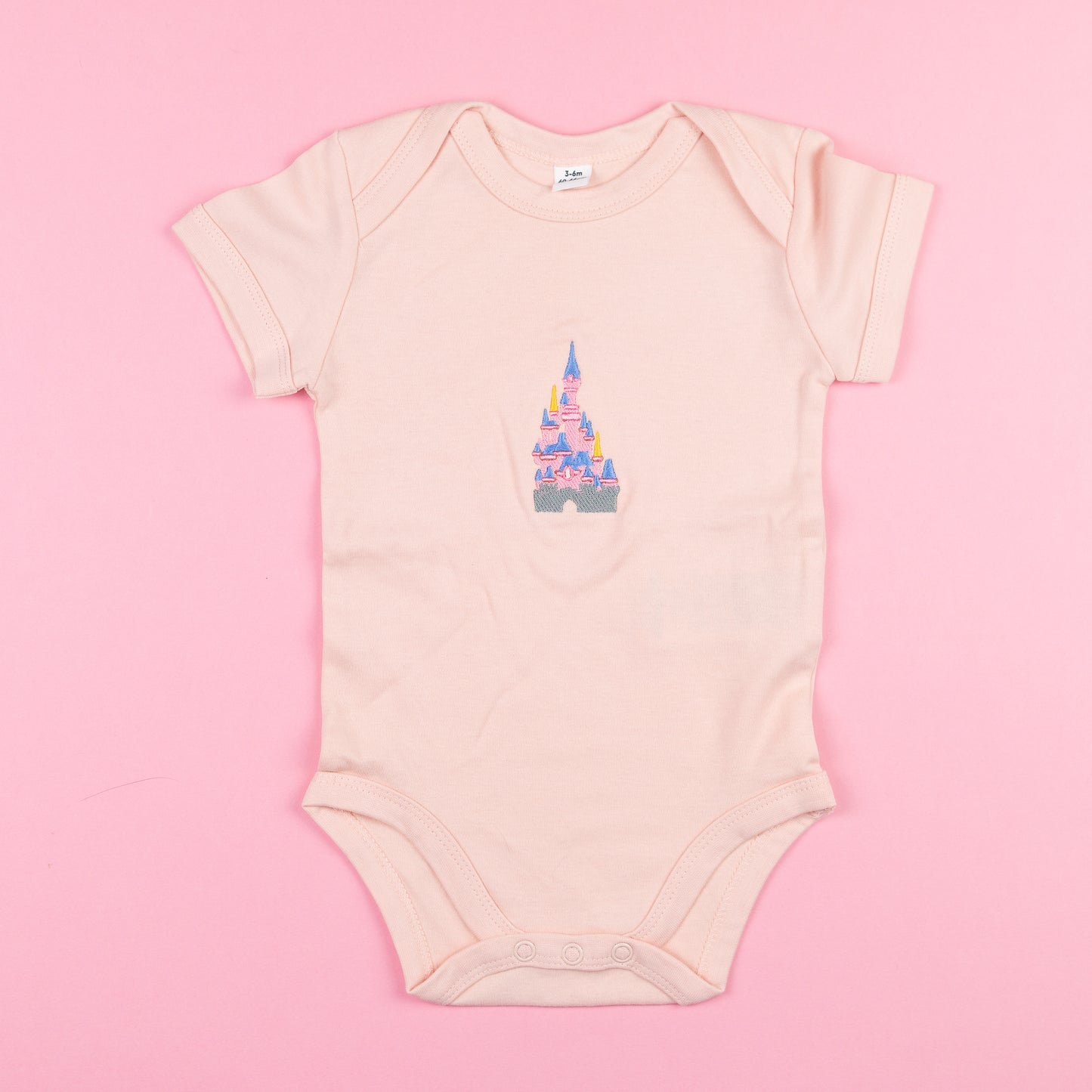 Sample - DLP Castle Pink Baby Bodysuit
