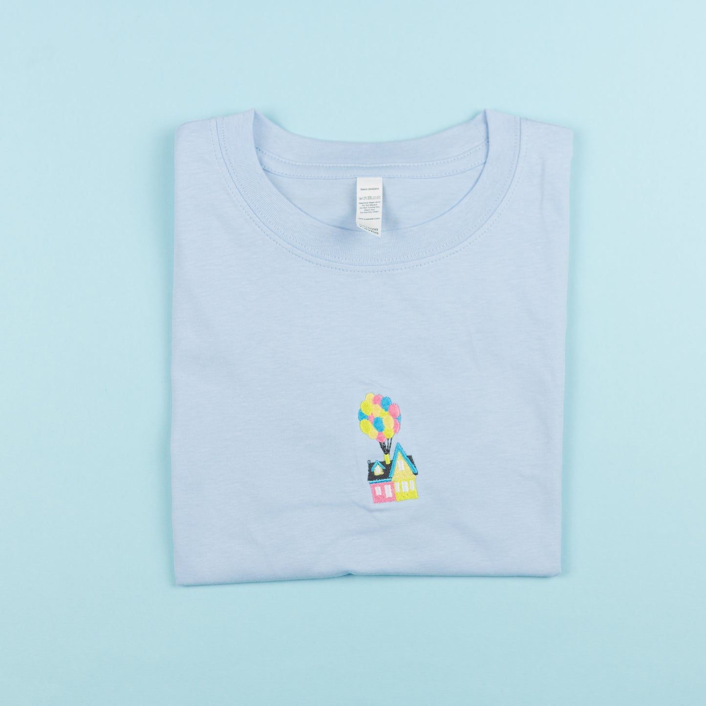 Sample - Up House Blue Kids T-Shirt