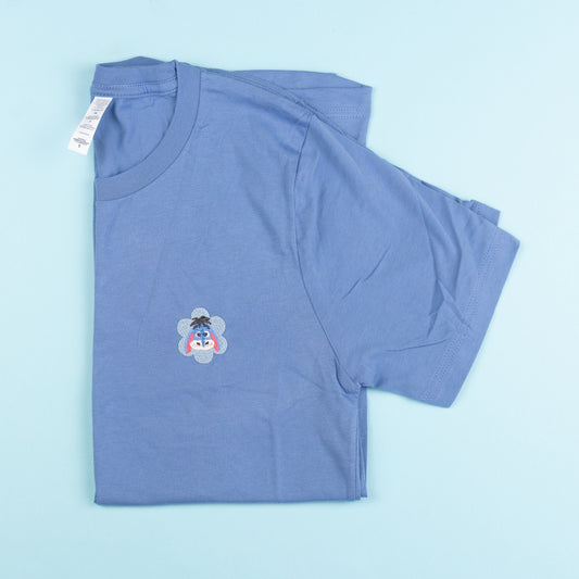 Sample - Eeyore Flower Embroidered T-Shirt
