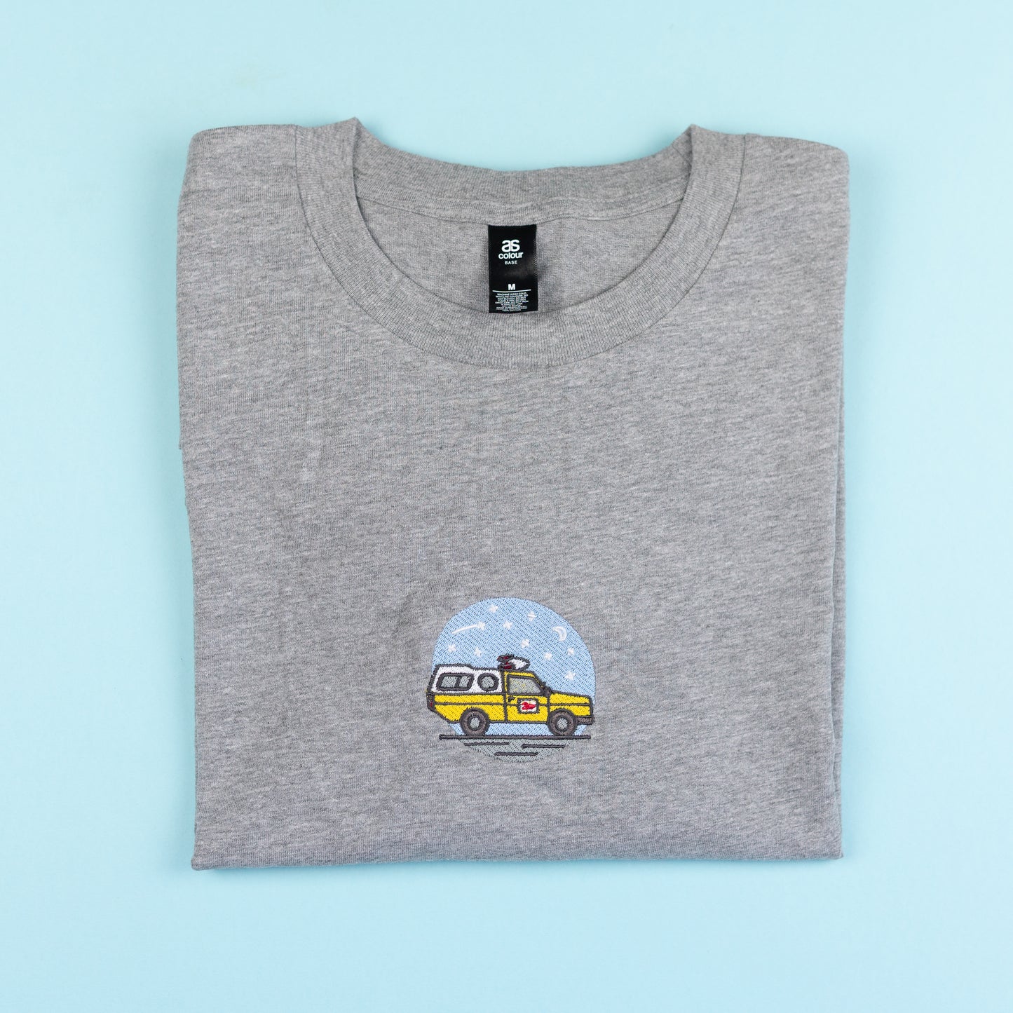 Sample - Pizza Planet Grey Long Sleeve T-Shirt