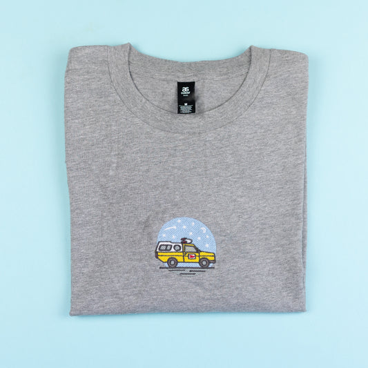 Sample - Pizza Planet Grey Long Sleeve T-Shirt