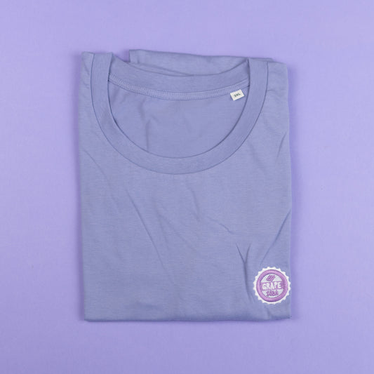 Sample - Grape Soda Embroidered Purple T-Shirt
