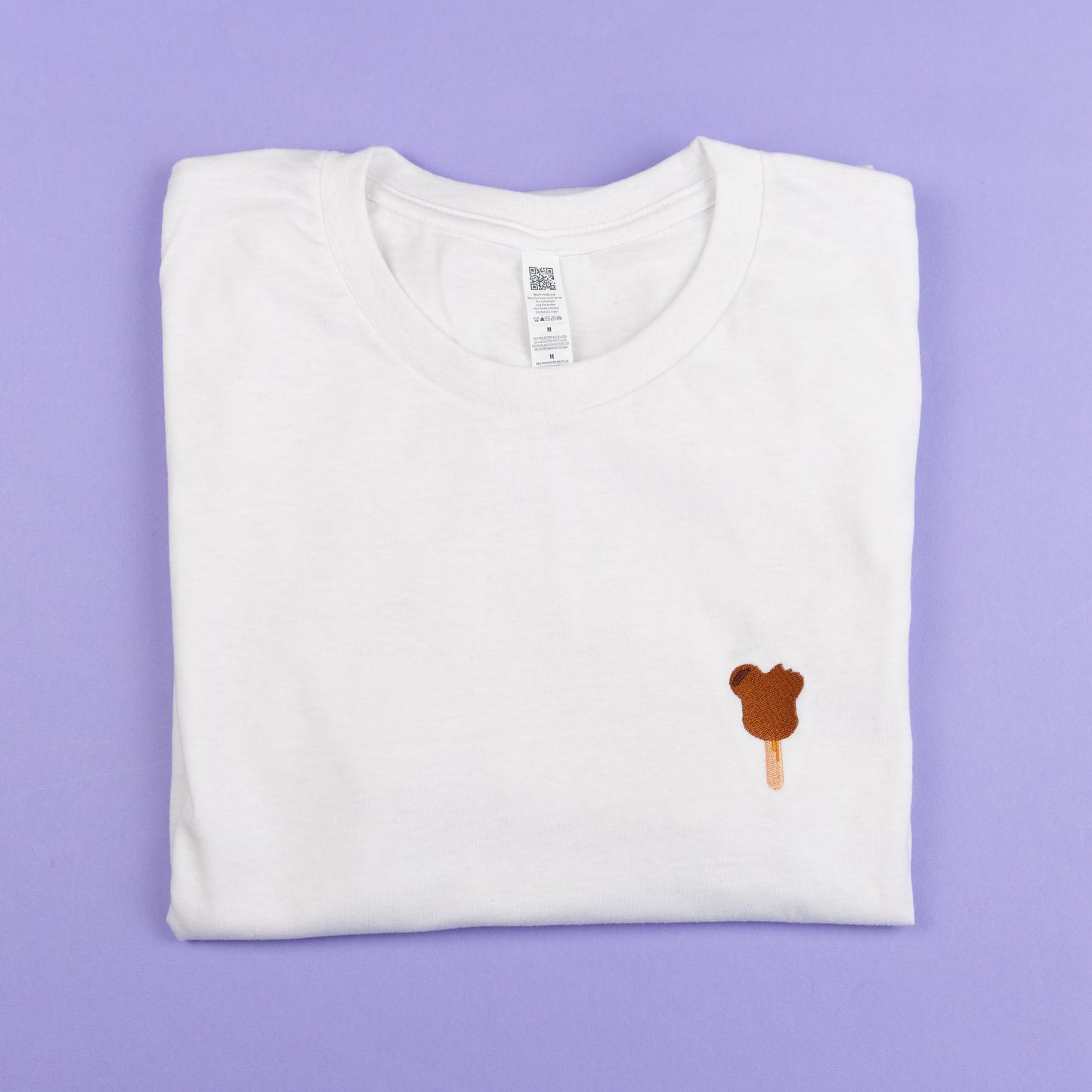 Sample - Mickey Ice Cream White T-Shirt